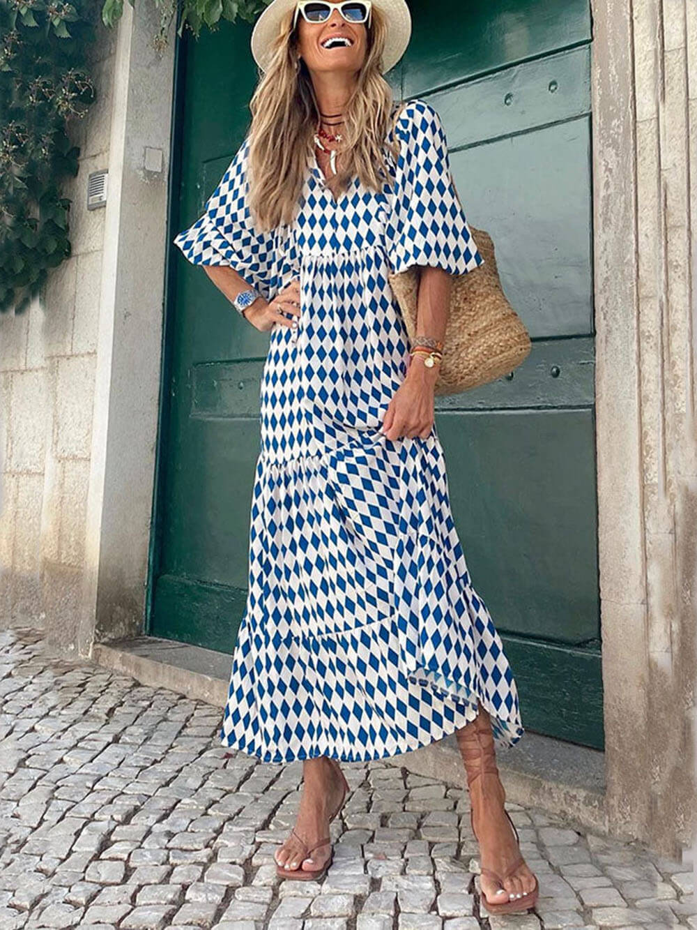 Isla | Bohemian Printed Maxi Dress™