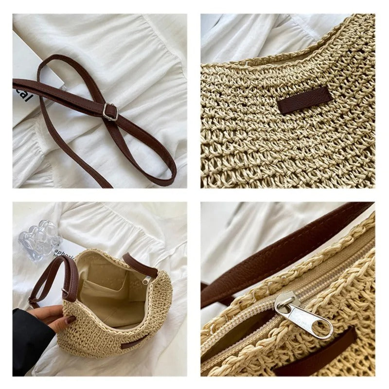 Helena | Straw shoulder bag™
